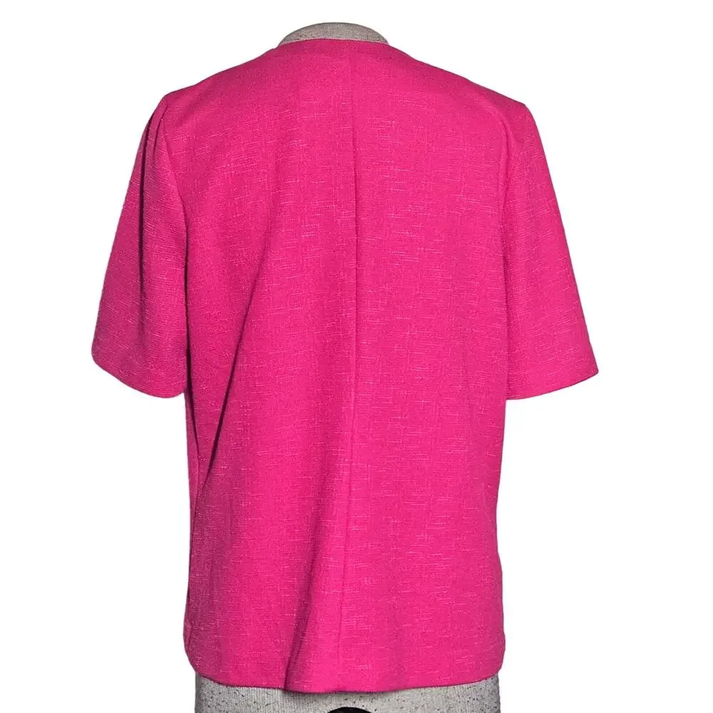 Vintage Pablo Collection Pink Jacket Blazer Size 12